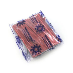 Wrap Worlds - Chocolate Packaging - Twsit Ties - Strings - Red - 8 Cm - 400pcs