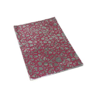 Wrap Worlds - Chocolate Packaging Printed Book Aluminium Foil Circles - 7 * 10 Inches - 50pcs