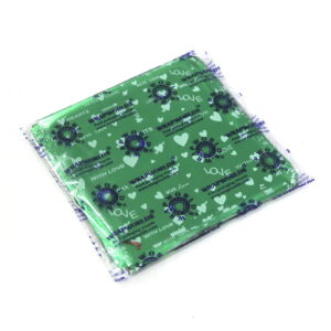 Wrap Worlds - Chocolate Packaging Heart Wrappers Green - 12 * 12  Cm - 300pcs