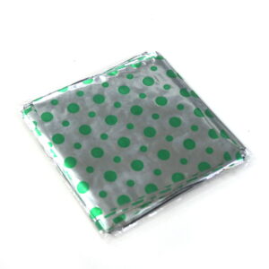 Wrap Worlds - Chocolate Packaging Dot Wrappers Green - 12 * 12  Cm - 300pcs