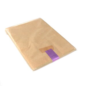 Wrap Worlds - Chocolate Packaging  Embossed Book Aluminium Foil Purple - 7 * 10 Inches - 200pcs