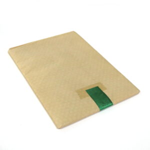 Wrap Worlds - Chocolate Packaging Embossed Book Aluminium Foil Green - 7 * 10 Inches - 200pcs