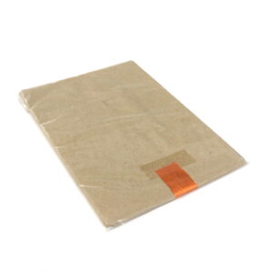 Wrap Worlds - Chocolate Packaging Embossed Book Aluminium Foil Orange - 7 * 10 Inches - 200pcs