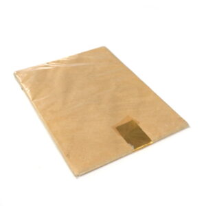 Wrap Worlds - Chocolate Packaging Embossed Book Aluminium Foil Gold - 7 * 10 Inches - 200pcs