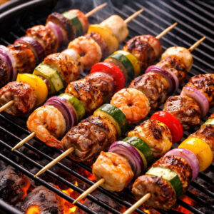 Wrapworlds - Disposable Wooden Bamboo - Skewer Sticks - 100pcs