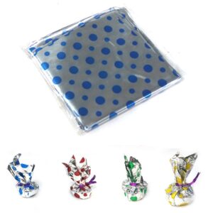 Wrapworlds - Chocolate Packaging Dots Printed wrappers - 12 * 12  Cm - 300pcs