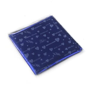 Wrapworlds - Chocolate Packaging Heart Printed wrappers - 12 * 12  Cm - 300pcs