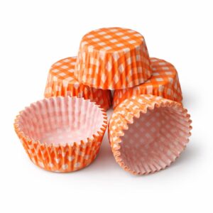 Cupcake Paper Liner - Orange Printed